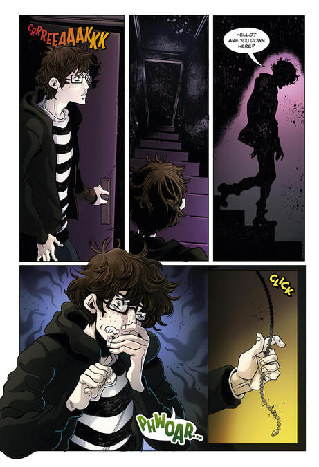 BAD BLOOD - Script by Sean Golding + Art by Anna Wieszczyk + Color by Luis Santamarina